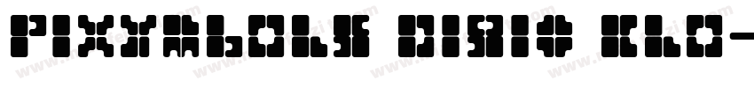 PIXymbols Digit Clo字体转换